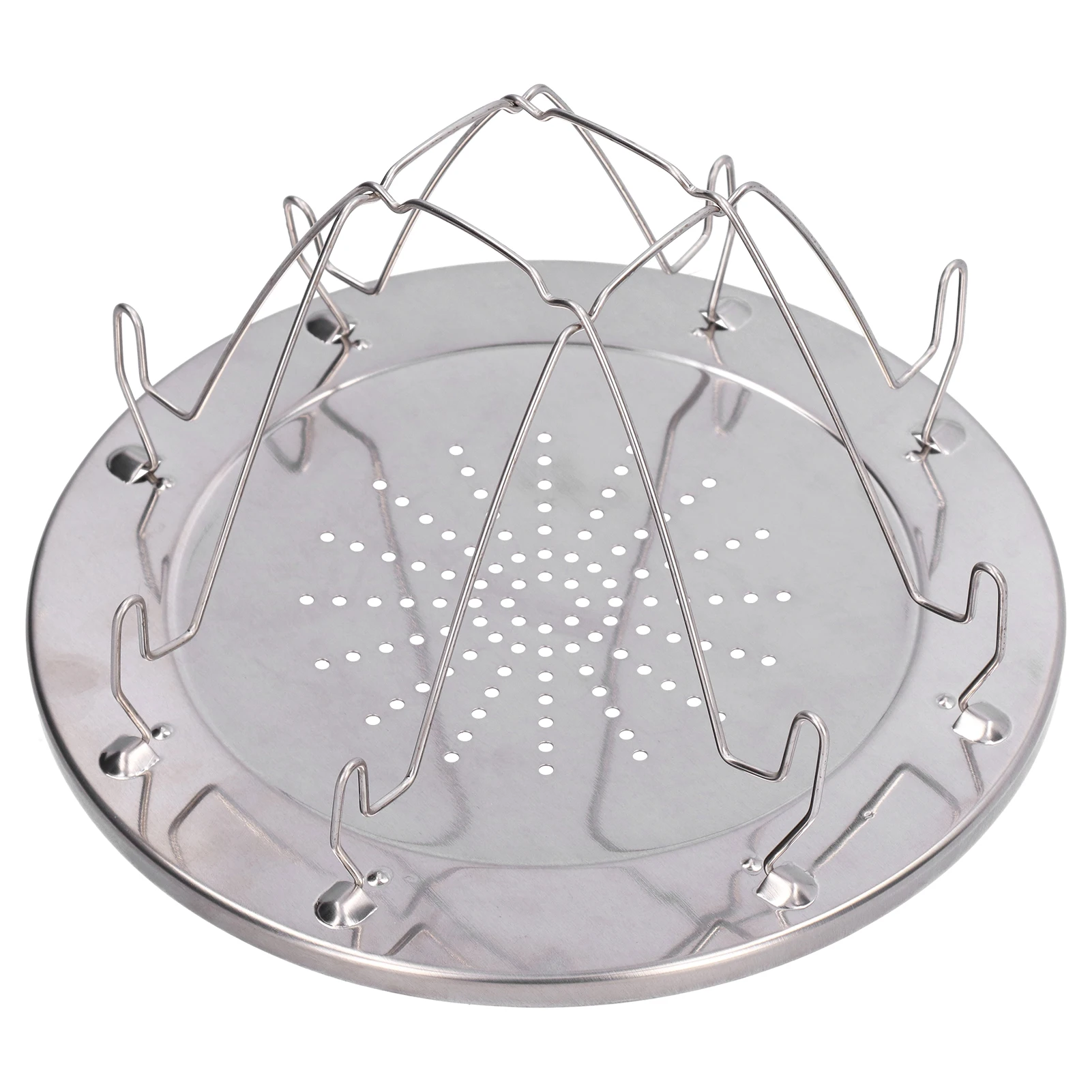 Folding Camp Stove Toaster Stainless Steel Camping Toaster Rack Holder for BBQ Party Outdoor Picnic camp stove toaster