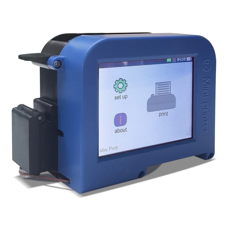휴대용 소형 휴대용 잉크젯 프린터, 병 플라스틱 상자용, 쉬운 작동