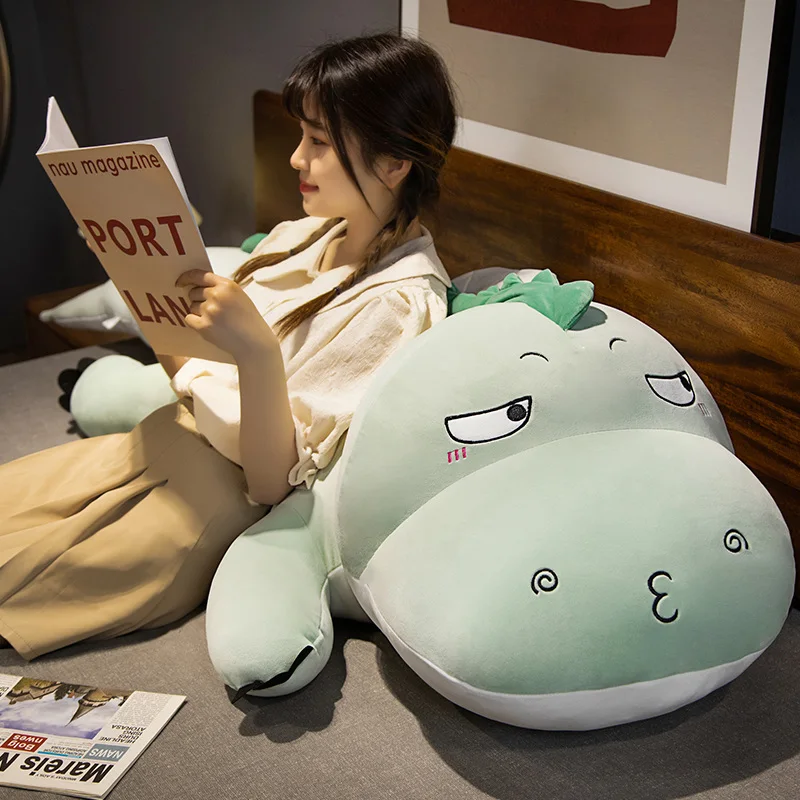 편안함과 모험이 조화를 이룬거대한 카와이 공룡 플러시 장난감