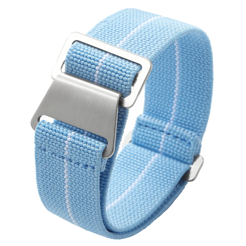Nylon Parachute Elastic Breathable Watchbands – Skin-Friendly Straps