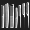 7Pcs Hairdressing Carbon Comb Professional Hairdresser Cutting Comb Anti Static Hair Comb Haircut Tools Barber Hair Styling Comb 6