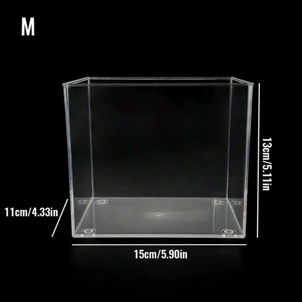 Fish Tank Smooth Edges Small Aquarium High Transparency Desktop Aquatic Landscape Tank For Home Decoration
