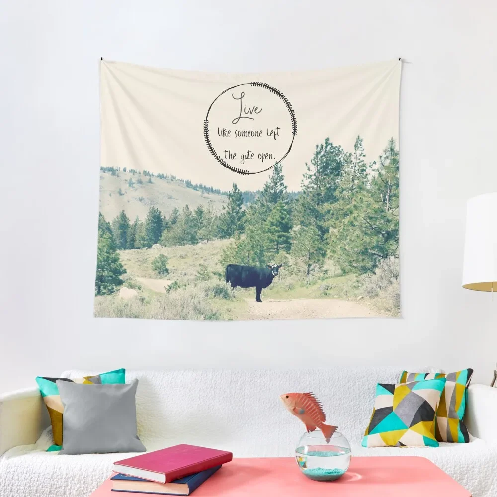 

Gate Open Tapestry Home Decorating Decor Home Wallpaper Room Decorations Tapestry