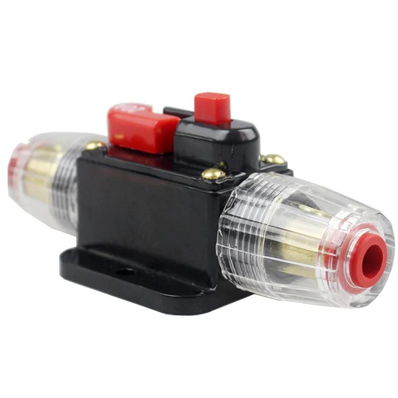 Circuit Breaker 20A 30A 40A 50A 60A 80A 100A 12V 24V DC Car Truck Audio Resettable Fuse circuit breaker