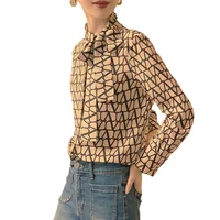 Mode femmes Blouses nouveauté dames dessus de chemise Blusas Mujer 4