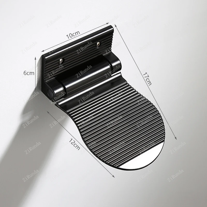 *~Ellen Shower Foot Rest Bathroom Pedals Non-slip Shower Footstool Pedestal Pedals Elderly Pregnant Bath Stool Black 2
