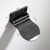 *~Ellen Shower Foot Rest Bathroom Pedals Non-slip Shower Footstool Pedestal Pedals Elderly Pregnant Bath Stool Black 2