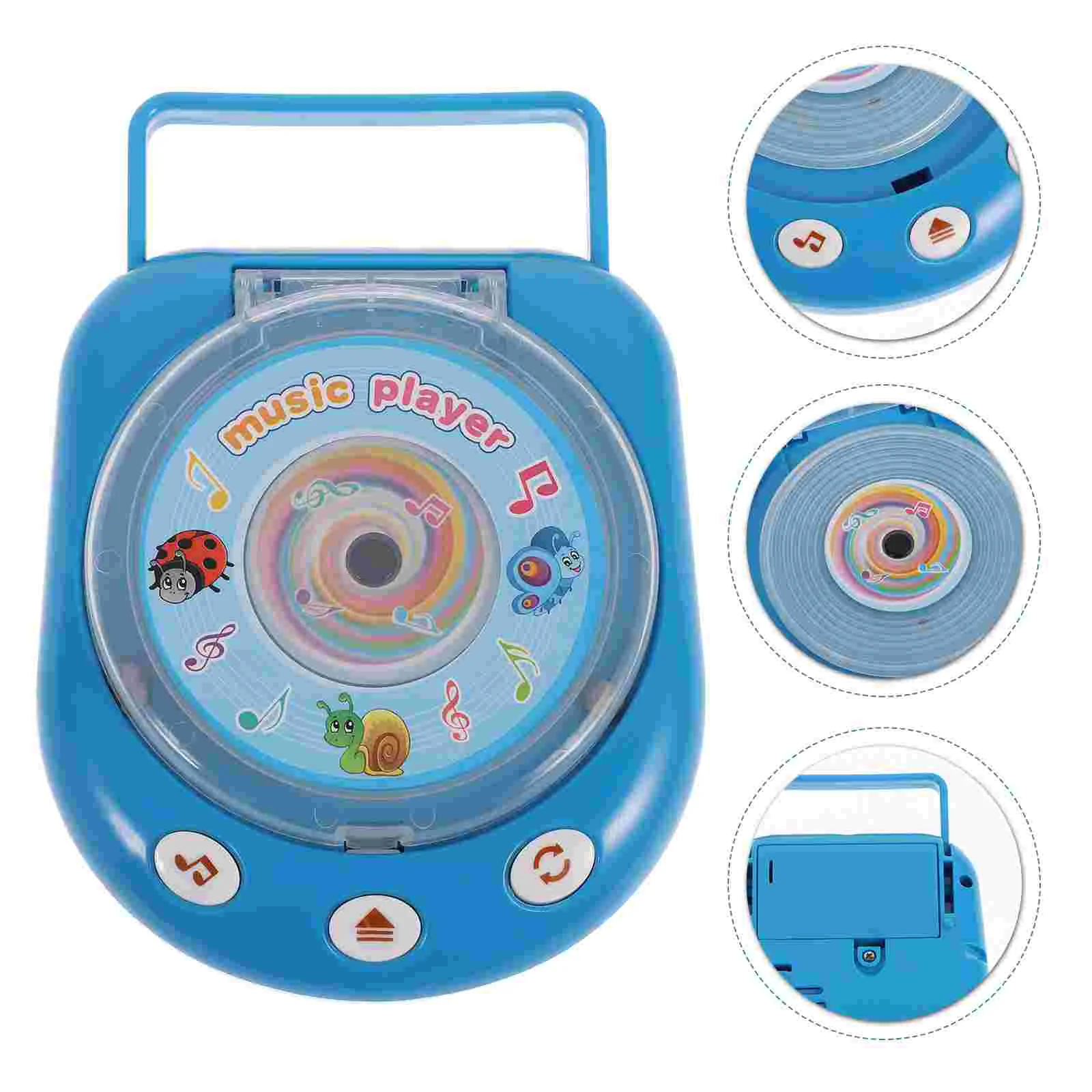 

Children’s Toys Emulation CD Player Kids Role-play Adorable Plaything Mini Home Appliance Creative Luminous Plastic