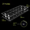 Cake Lollipop Holder Display Stand 42/20/21Holes Acrylic Holder Clear Durable Candy Holder for Wedding Party Candy Dessert Bar 6
