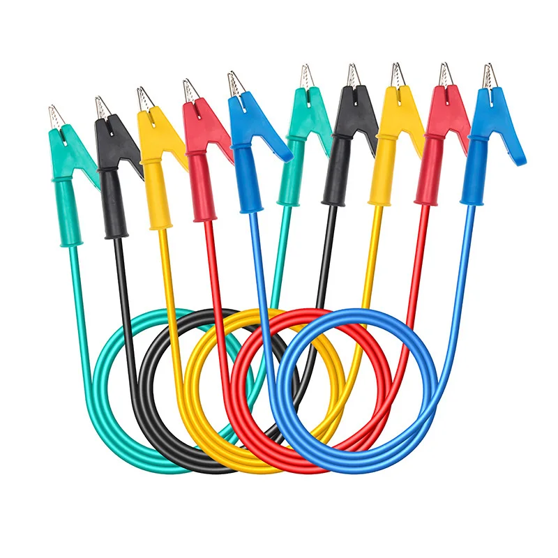 

1m 20A/1000V alligator clip to alligator clip Multimeter Test Lead tester cable For pc phone power Tool