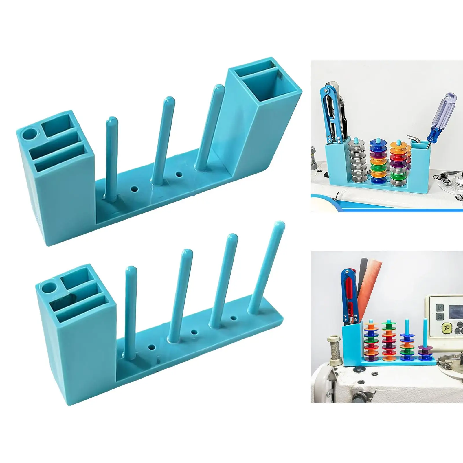 Bobbin Stand Holder Magnetic Spool Thread Stand Multifunctional Washi Tape Organizer Sewing Machine Accessory Bobbin Organizer