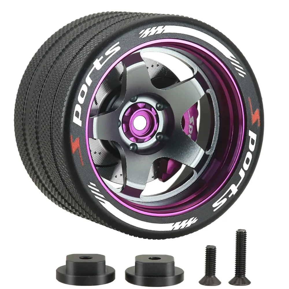Telecomando Rc Volantino In Metallo Per Sanwa Mt4/Mt5/M12/M17 Futaba 4Px/7Px/10Px Flysky Nb4 Ko Ex Next Wfly X9 Volante