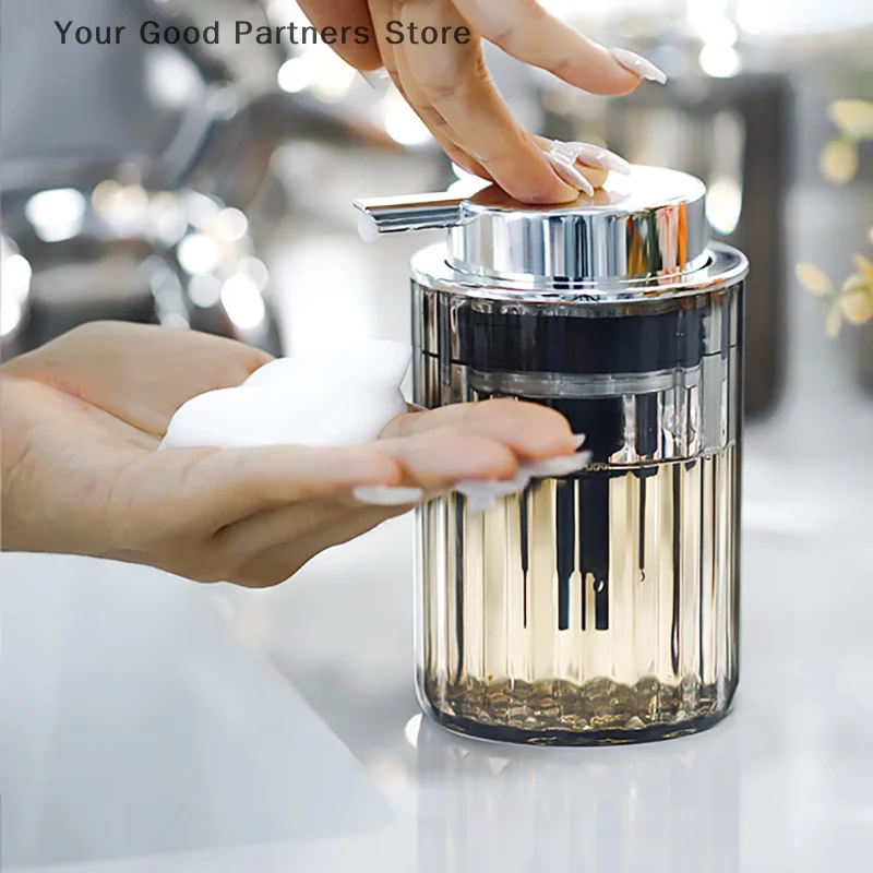 กดมูสเครื่องจ่ายสบู่ทําความสะอาดโฟมเจลทําความสะอาดมือ 1