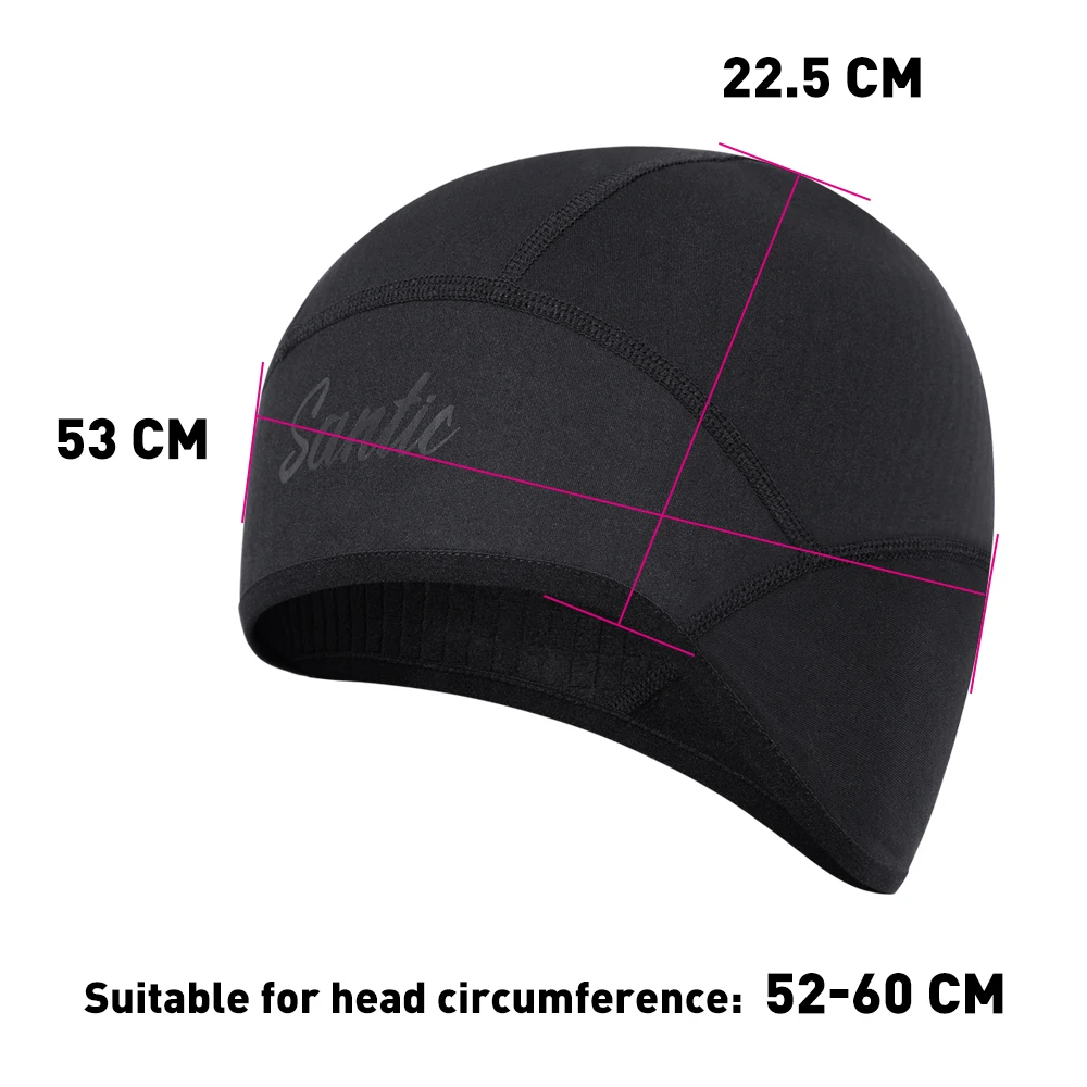 Cycling Hats Santic Men's Winter Thermal Bicycle Hats For Mountain Bike Riding