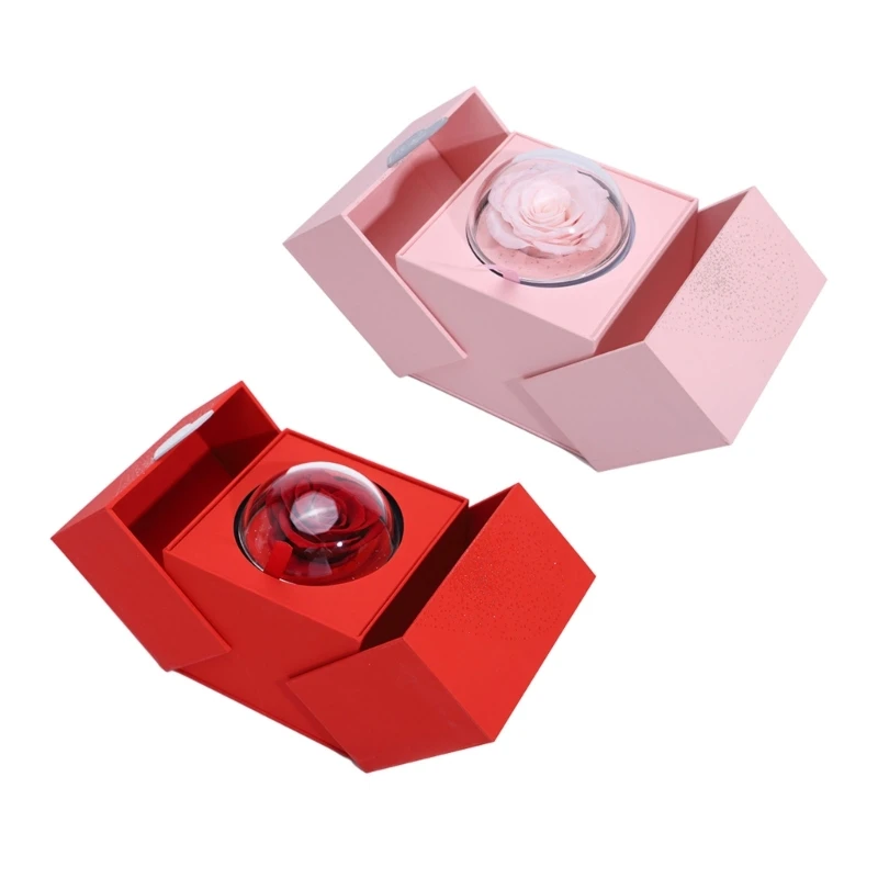 

Delightful Flower Storage Container for Valuable Keepsakes Jewelry Display Case 50LB