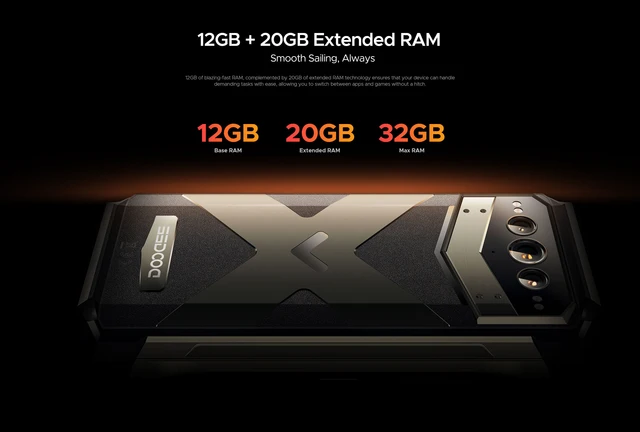 Doogee-Smartphone robuste V Max Pro 5G, Dimrespondable 7050, 12 Go + 512 Go, écran 6.58 "120Hz, appareil photo 108MP, Android 14, première mondiale 5