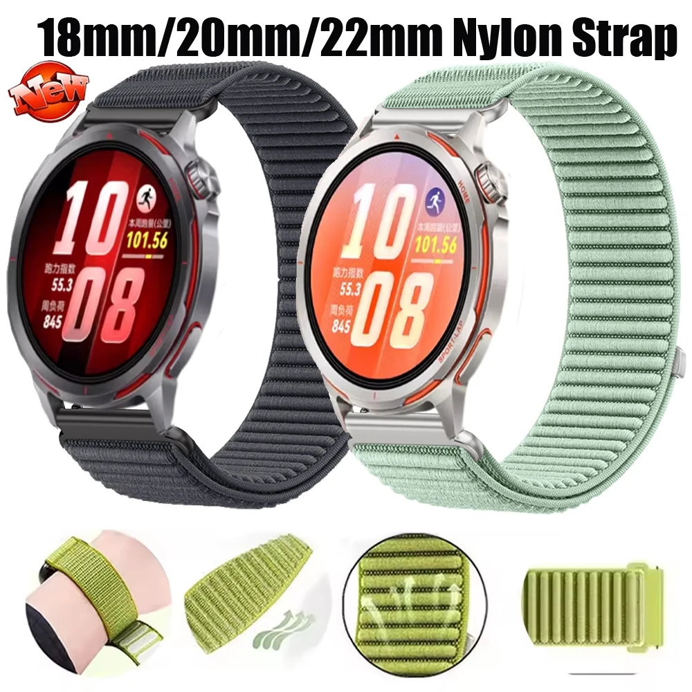 Breathable Nylon Watch Strap - Available in 18mm, 20mm, 22mm Sizes