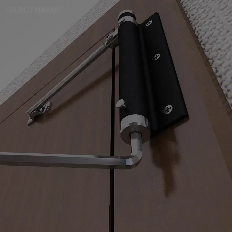 Home Invisible Door Hinge Automatic Closing Return Device Bedroom Door Spring Buffer Hinge Closers Indoor Hardware Supplies door closer