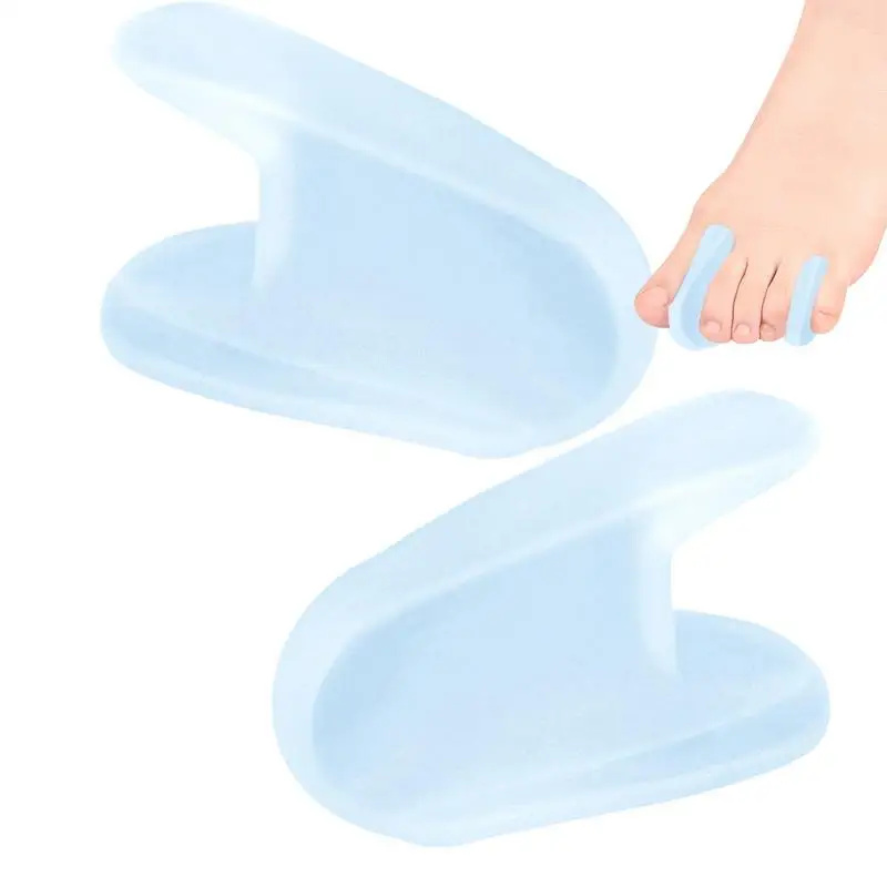 

Silicone Toe Separators Comfortable Soft A-Shaped Toe Spreader Flexible Toe Spacer Toe Separator For Overlapping Toes Better
