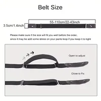 2pcs set No Buckle Elastic Belt For Women Men Unisex Stretch Belt For Pants Jeans Casual Buckle Free Adjustable Invisible Belts 4
