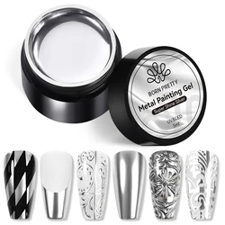 BORN PRETTY 5ml Metallic Silver Mirror Effect Gel Polish (64046)