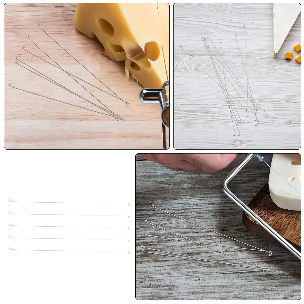 10pcs Stainless steel cheese Cheese Slicer Wire Replacement Cheese Cutter Wire Cheeses Cutting Slicers