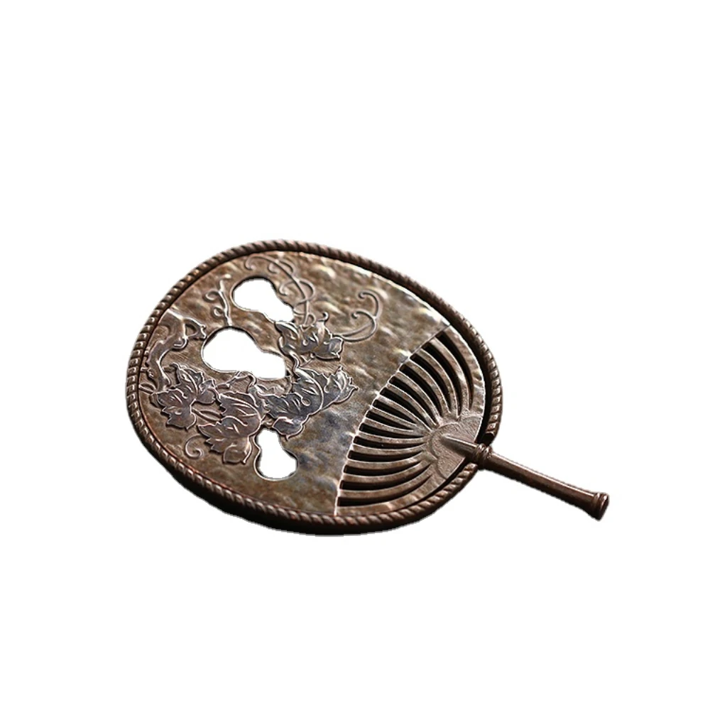 

Cast Iron Incense Burner Fan Cover Household Luo Fan Incense Burner Sandalwood Incense Burner Mosquito Repellent Burner