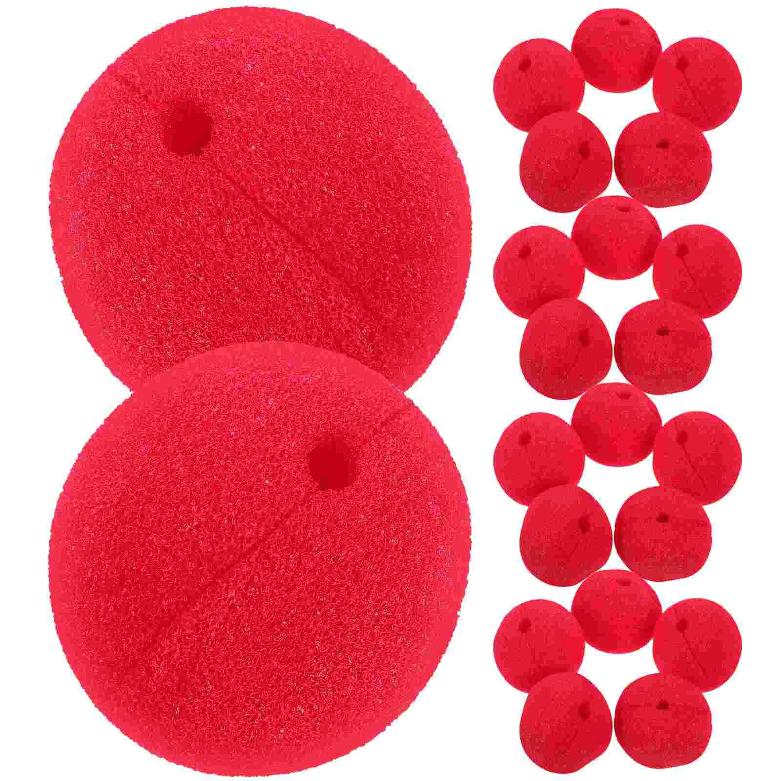 

4.5cm Red Clown Nose Costume Party Prop Clown Cosplay Accessories Red Sponge Clown Noses Sponge Ball Noses Circus Props