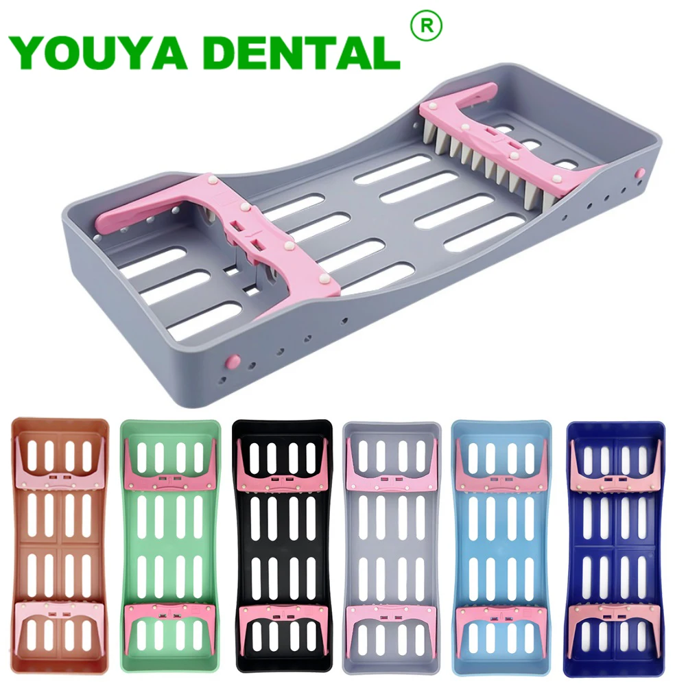 

Dental Instruments Sterilization Box 5 Slots Autoclavable Placing Case Disinfection Cassette Rack Tray Holder Dentistry Products