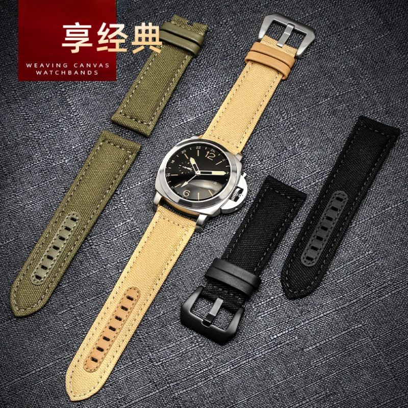 FKMBD Gummi-Uhrenarmband, 24 Mm, 26 Mm, Silikon, Passend Für Panerai Submersible Luminor PAM, Grün-blau, Wasserdichtes Armband, 24 Mm, Achat