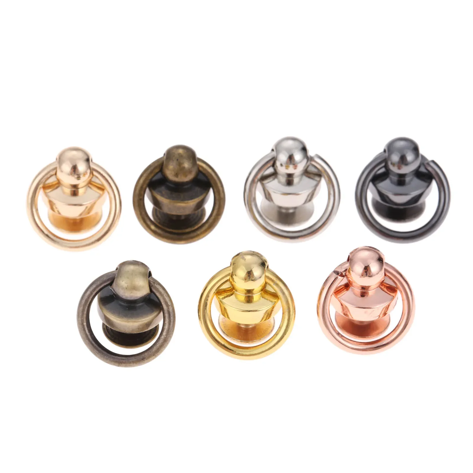 Metal Rivets Metal Studs Leather Rivets 5pcs Zinc Alloy Clothes Bags Rivets Stud Buckle Swivel Screw Studs Handbag Button Chain Hanger Leather Crafts DIY Hardware