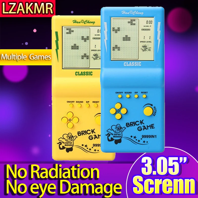 handheld game console LZAKMR Mini Handheld Game Console Built-in 23 Games 80 Childhood Classic Tetris Retro Old Fashioned Children's Student Toys