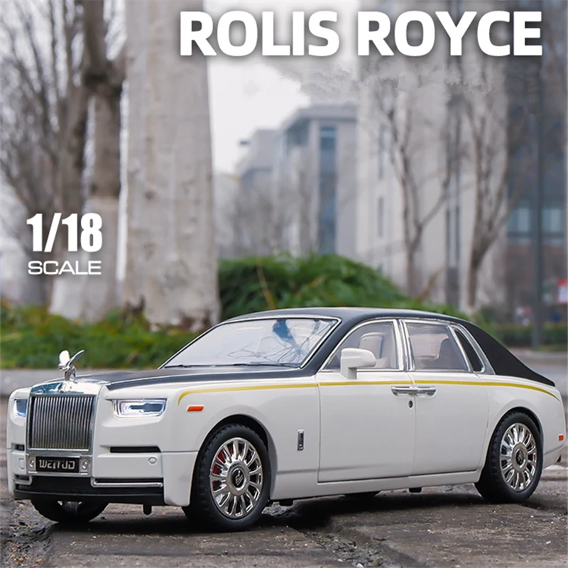 1/18 Rolls Royce Phantom Alloy Car Model Diecast & Toy Vehicles