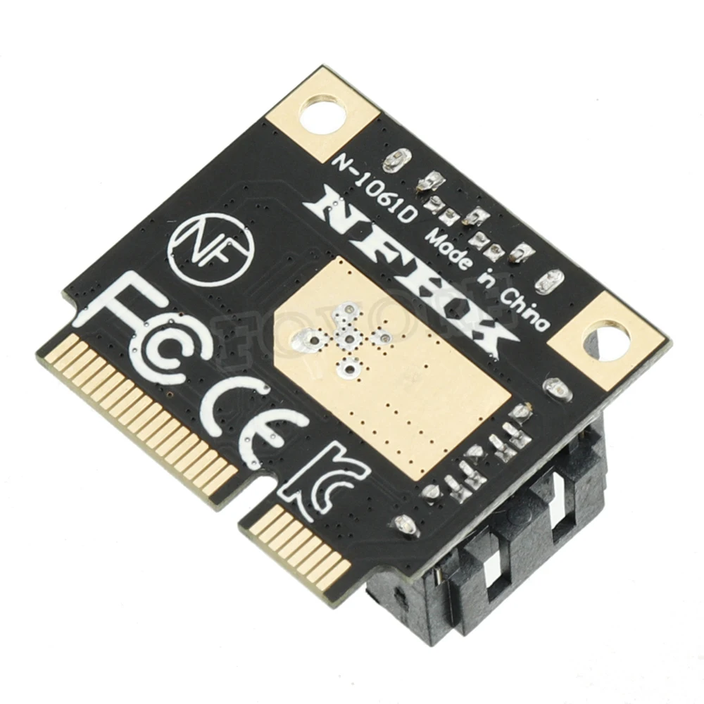 Плата расширения Mini PCI-Express на 2 порта SATA 3,0 с одним чипом ...