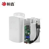 Waterproof Box Outdoor PoE Splitter Adapter 10/100Mbps Power Supply over Ethernet for IP Camera 48V Transfer 12V/1.2A /4A 1