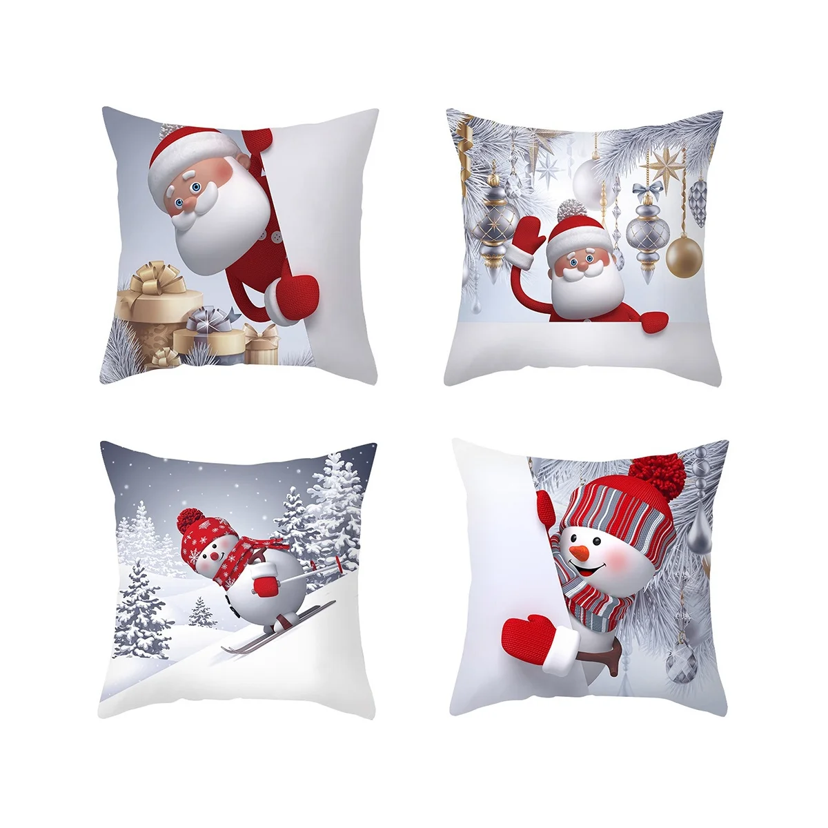 

Christmas Cushion Cover Decorations for Home Christmas Ornaments Xmas Navidad Gifts Happy New Year