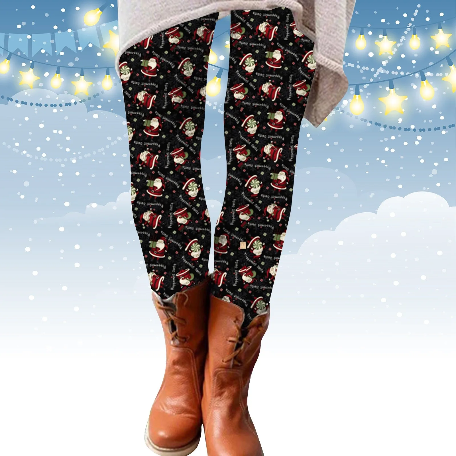

Women's Sexy Fit Christmas Leggings Tight Fitting And Stylish Perfect Base Layer For Daily Wear Maternity Skirts for Women