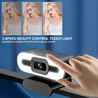 Full HD 1080P 2K 4K Webcam with Microphone PC Laptop Auto Focus Webcam Live Streaming Flexible Live Broadcast and Light Webcams - Image 2