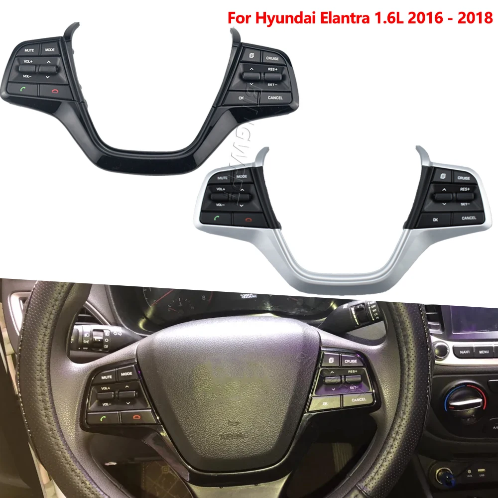 

Рулевое колесо с Bluetooth-кнопками для Hyundai Elantra 1.6L 2016-2019 с подсветкой