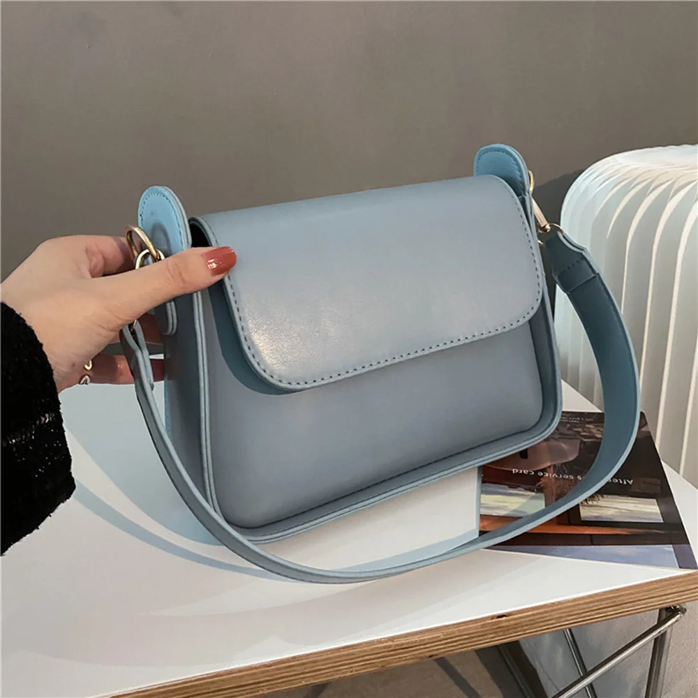 Wxgkv Fashion Small Women's Shoulder Bag PU Leather Crossbody Bags For Women 2023 Trend Designer Handbags Cell Phone Purse Khaki