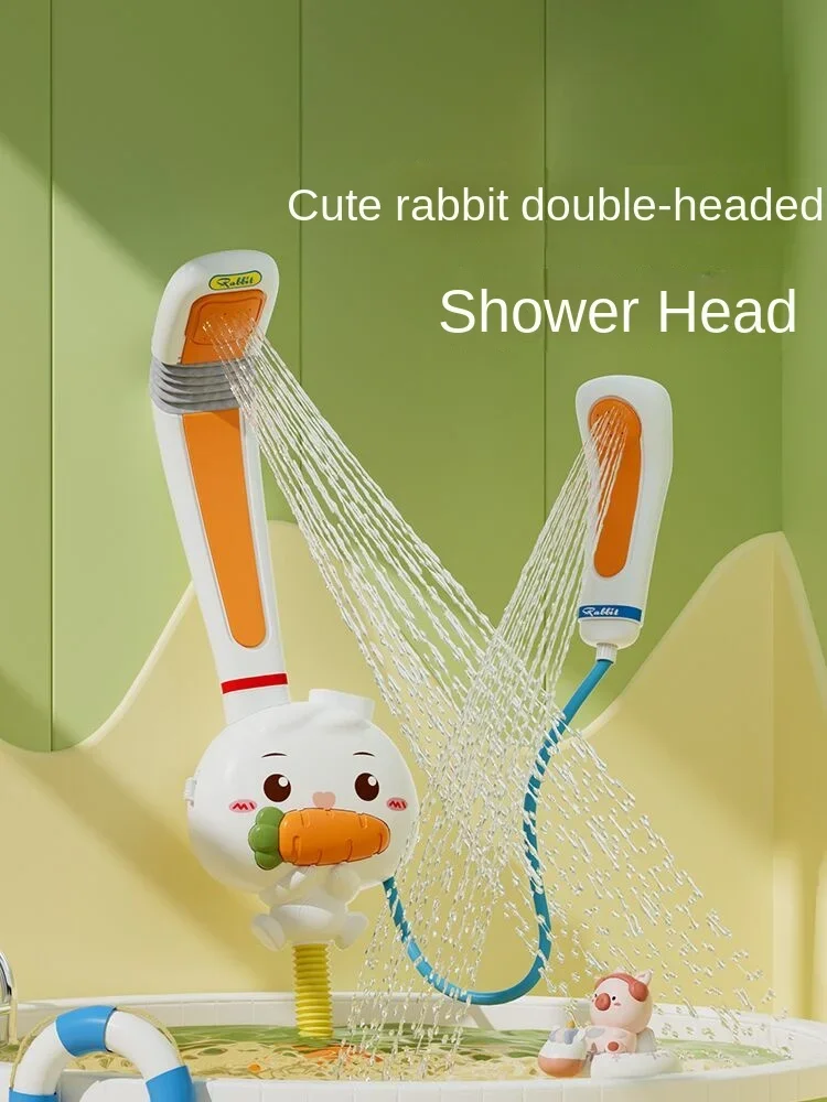 Cute Rabbit Children's Shower Toy Baby Baby Playing with Water Sprinkler Shower Set Male and Female Shower Playing