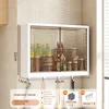 Toilet Shelf, Bathroom Wall Mounted Toilet, Washbasin, Non Perforated Wall Mounted Cosmetic Storage Cabinet Above The Toilet 6