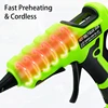 Cordless Hot Melt Glue Gun For Makita/DEWALT/BlackDecker/Milwaukee/Bosch With 30 Sticks 18V Lithium Battery Electric Repair Tool 3