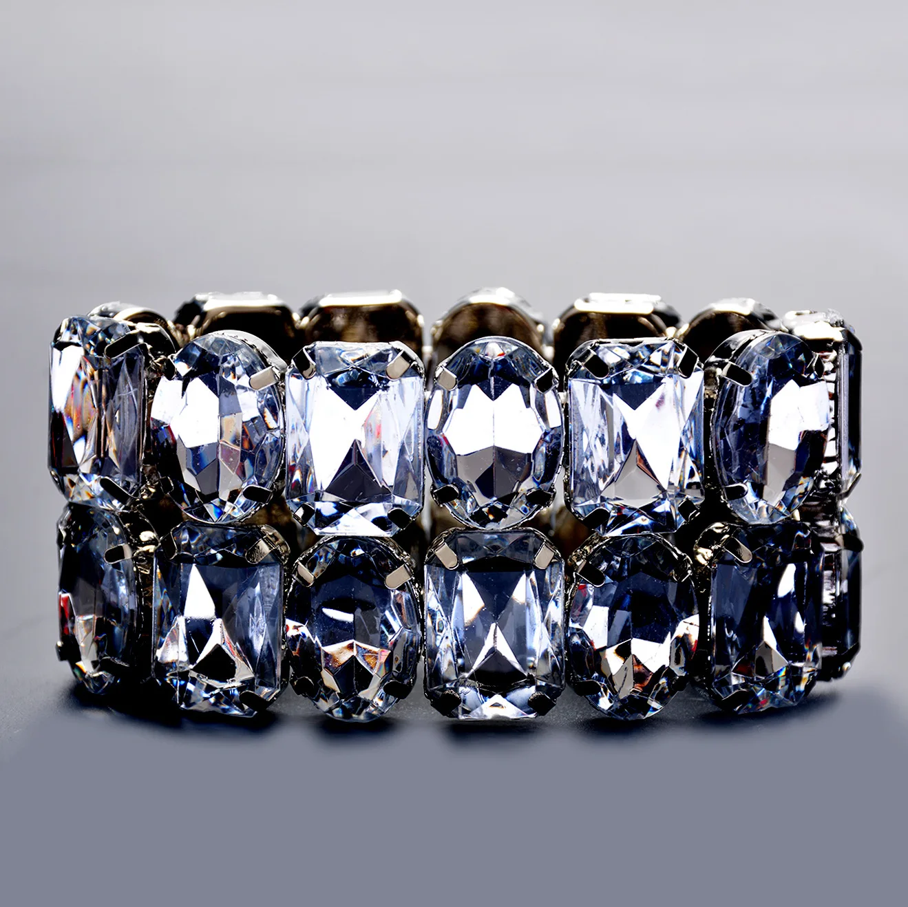 Fashion Ladies Stretch Bracelet Exquisite Crystal Girl Bracelet Jewelry Wedding Bridal Jewelry Accessories Gifts 3