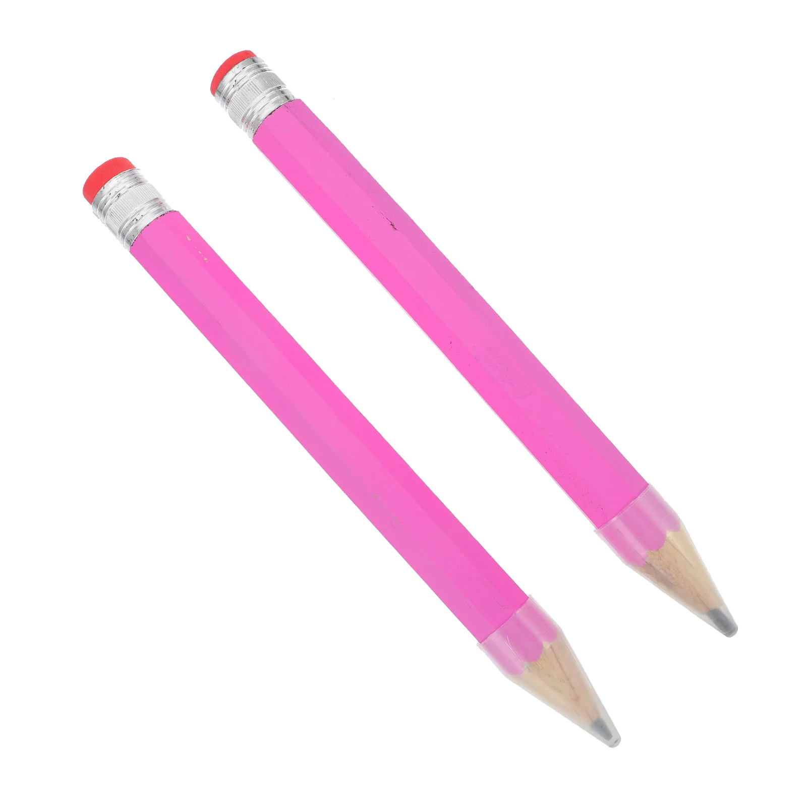 Toyvian Grandi Matite Rosa Blu Rosso Verde Arancione Matita Di Legno Gigante Grande Disegno Scrittura Pittura Mark Matite Rosa