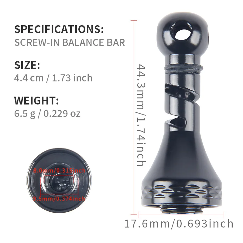 HAUT TON 1 Stück verbesserte Universal-Spinnrollenständer schützen Balance Bar tragbare und korrosionsbeständige Orte Haken mit Köder – Detail 7