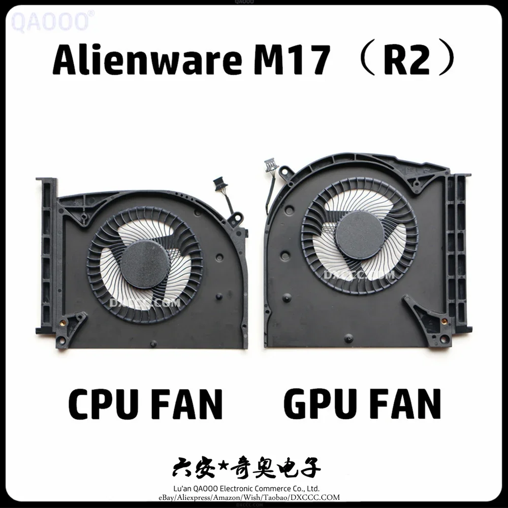 

Вентилятор ЦП для ноутбука DELL Alienware M17 R2, охлаждающий вентилятор ЦП GTX1650 DC5V 0.5A