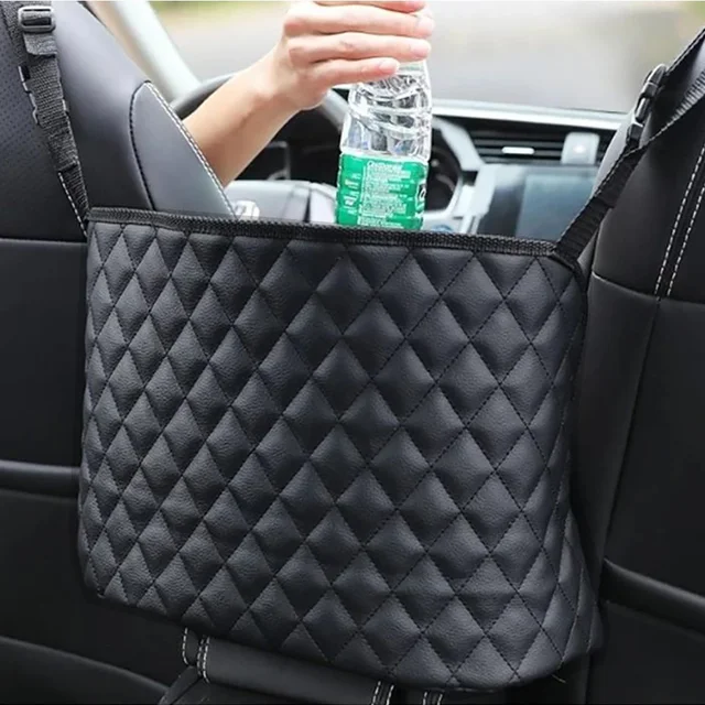 Car Handbag Holder Interior Car Seat Middle Box Seat Hanger Storage Bag Hanging Pocket Organizer Car Stowing Tidying