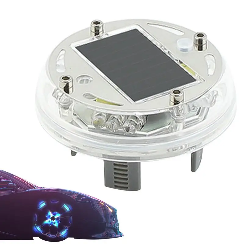 

Car LED Lights Wheels Colorful Flashing Car Solar LED Tire Lights Solar Energy Flashing Lights For Vehicles Cars Motorcycles Bic
