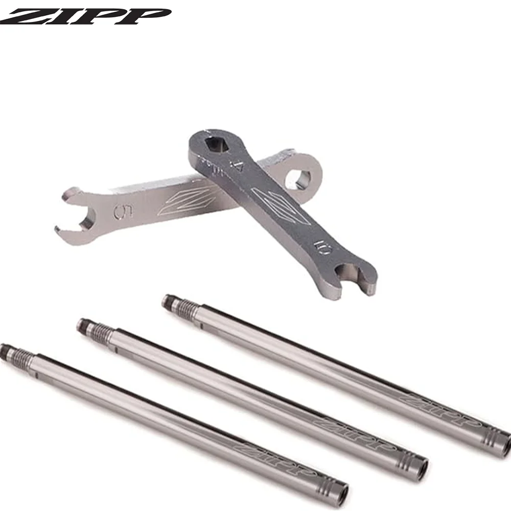 Set Di Prolunghe Per Valvole Zipp 808 65 Mm In Alluminio Con Chiave A Valvola